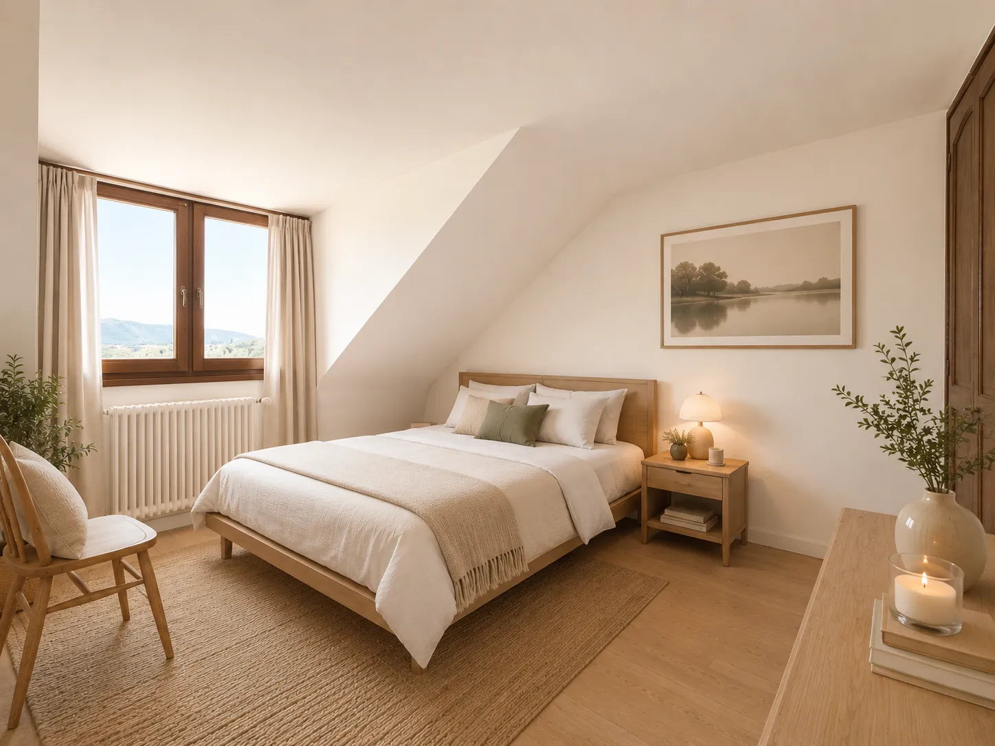 Cosy attic bedroom