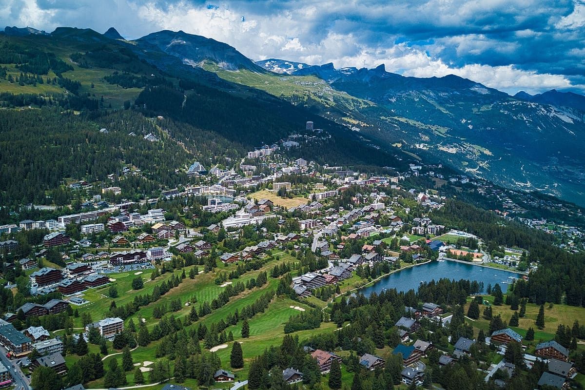 Vue de Crans-Montana